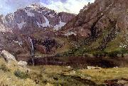 Albert Bierstadt Mountain Lake oil on canvas